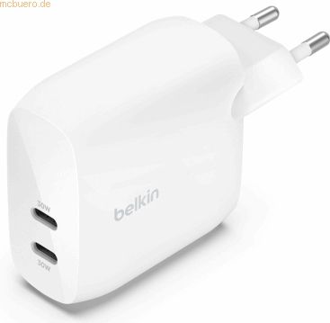 Belkin 2-poorts wandlader 60W met 2x USB-C