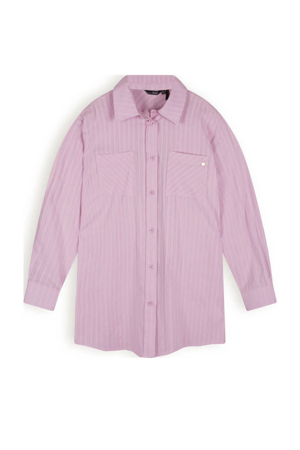 NoBell’ gestreepte blouse Timmy donkerroze