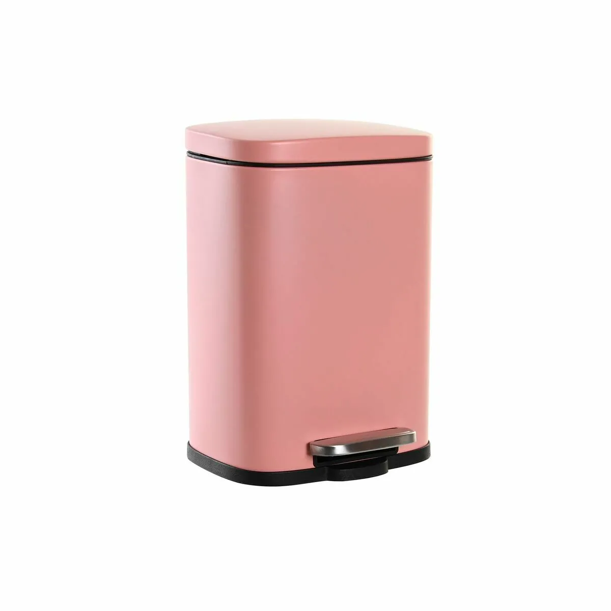 DKD Home Decor Poubelle à Pédale - 5 L Pêche