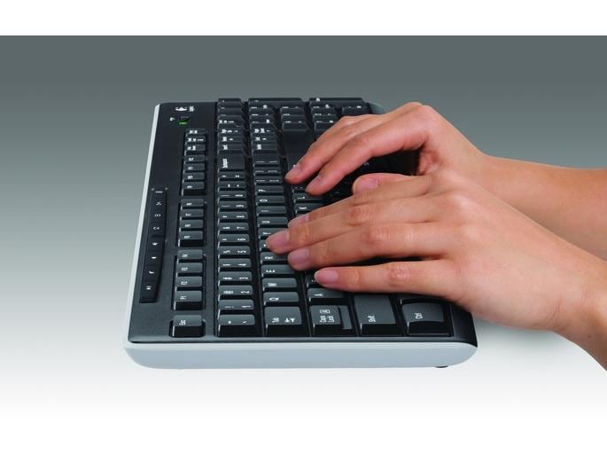 Logitech Tastatur K270 Zuverlässige, kabellose Tastatur