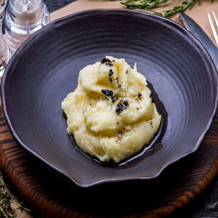Ecrasé de pommes de terre aux truffes de la Saint-Jean