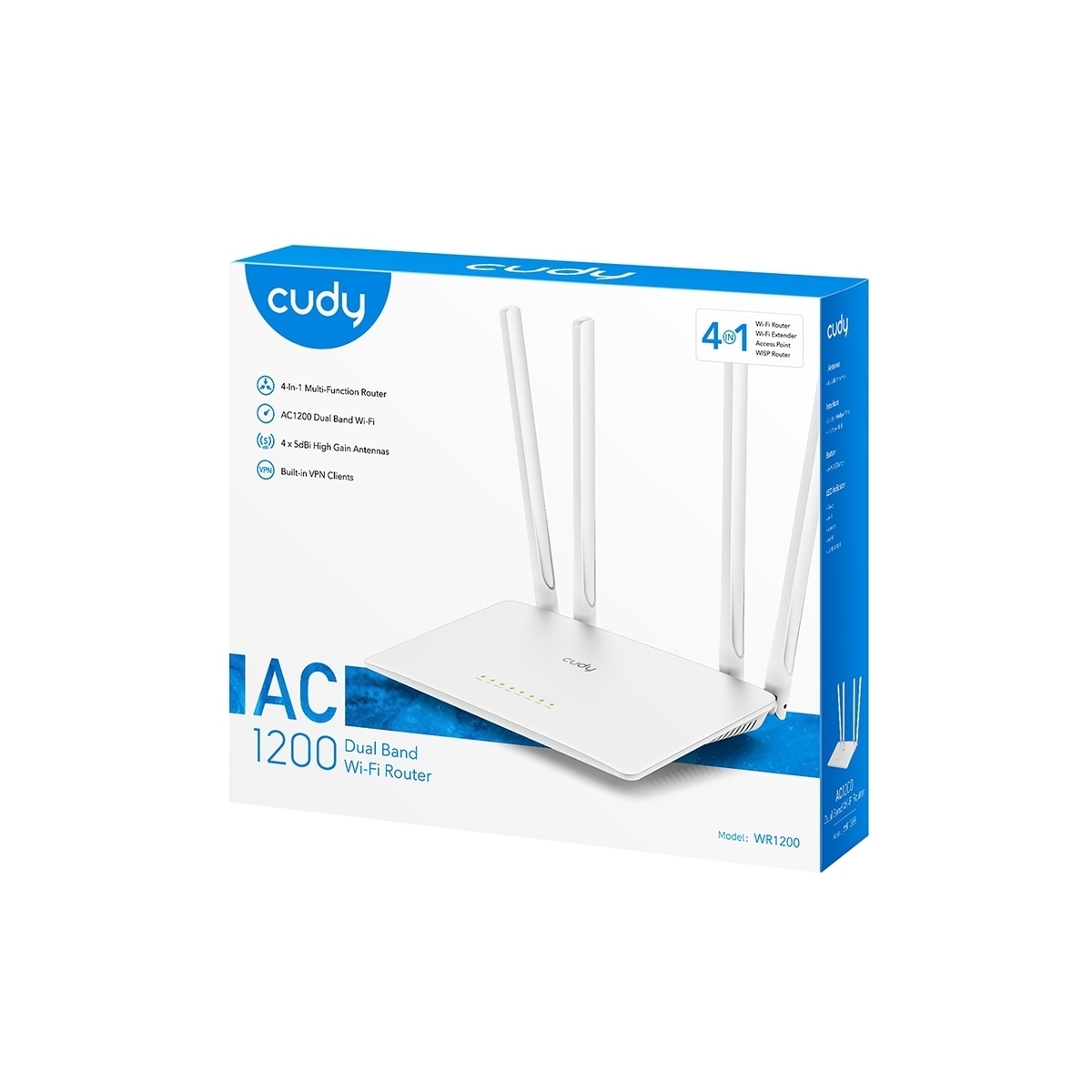 CUDY Wi-Fi Router WR1200 AC1200