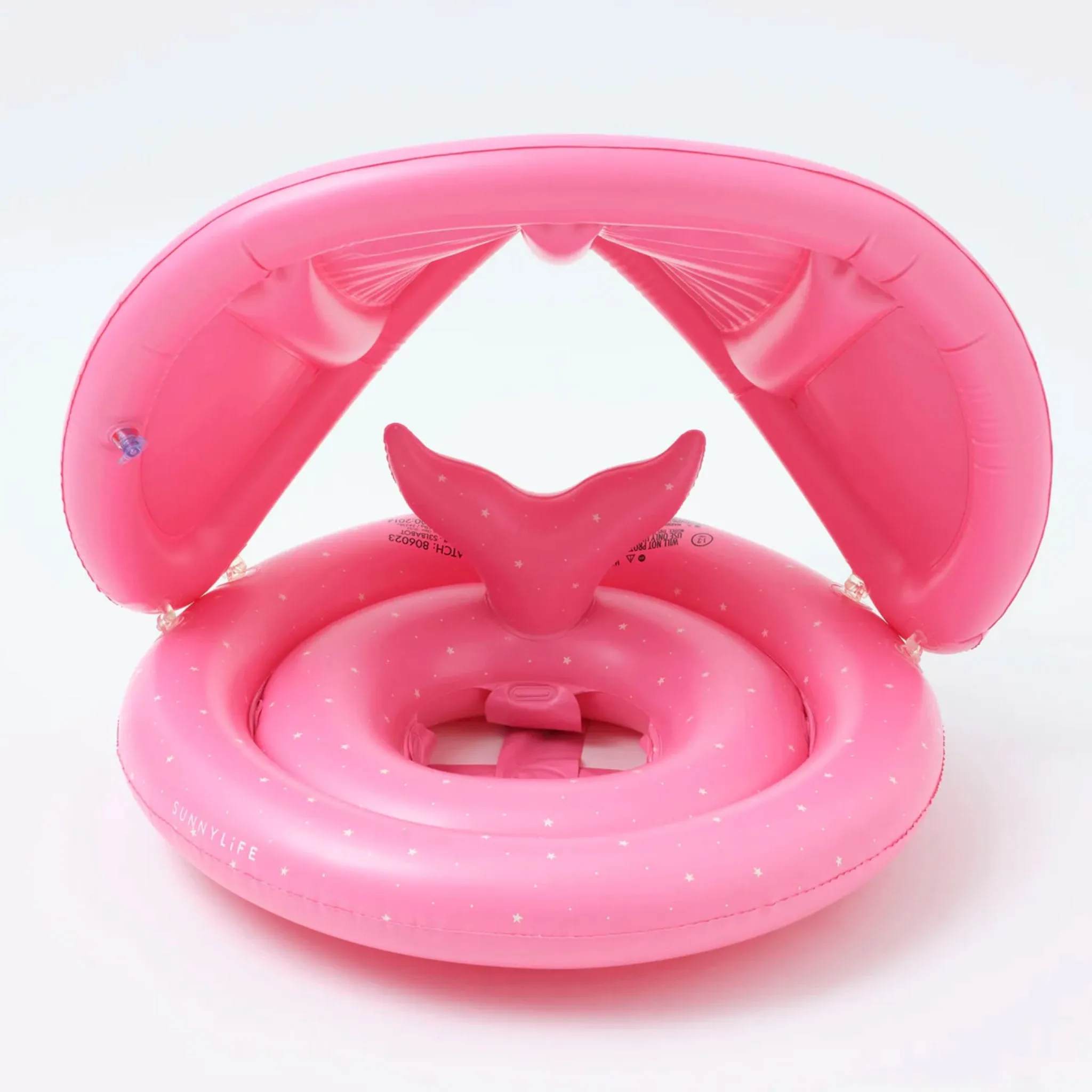 Sunny Life Flotteur avec Toit - Rose Ocean Treasure