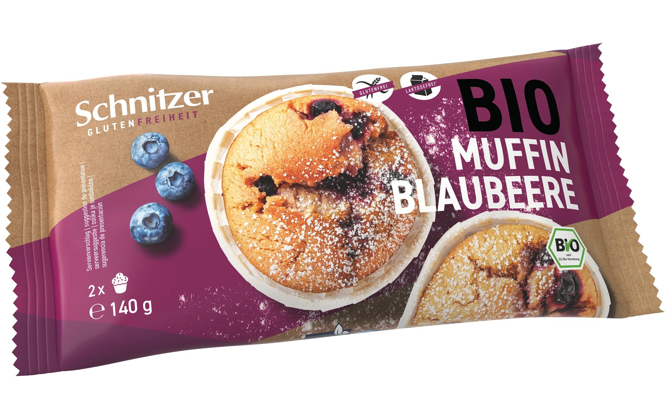 Gebäck Bio Muffin Blueberry glutenfrei 140 gGlutenfreie Muffins