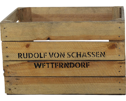 Houten kist Rudolf von Schassen 50x40x30 cm