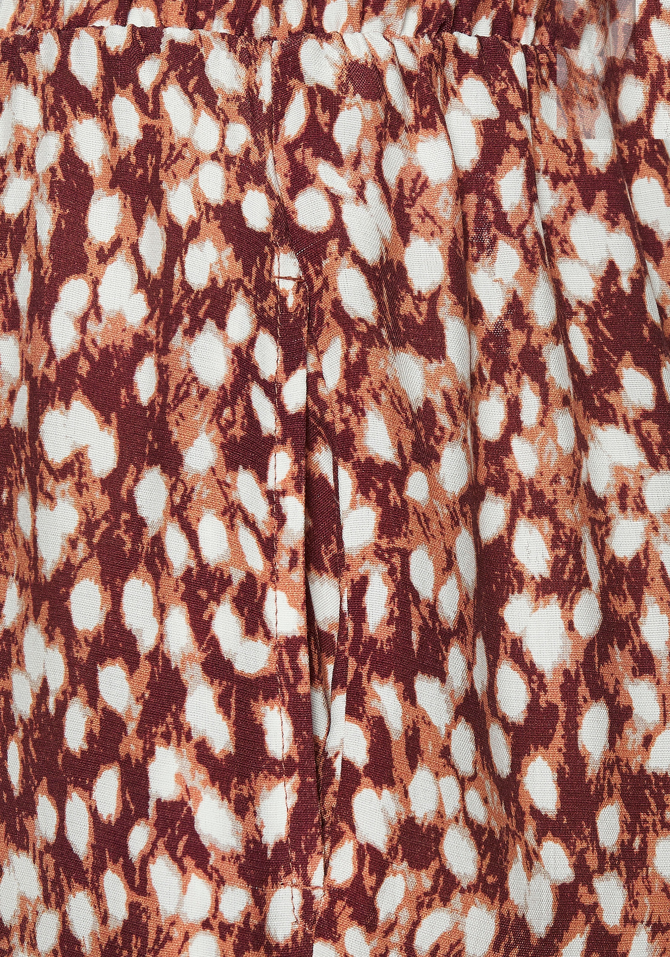 Vivance Palazzohose  mit Alloverprint, weites Bein, mit Bindeband