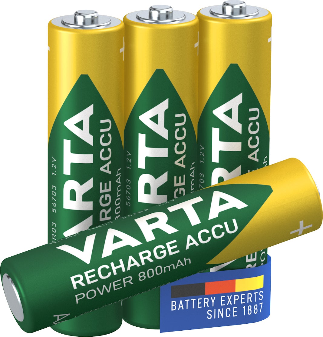 Varta AAA oplaadbare batterijAccu Power 4 stuks