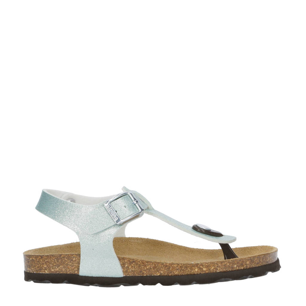 Kipling sandalen lichtgroen/zilver