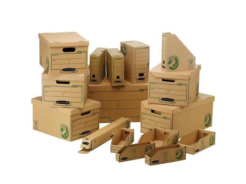Fellowes Archivschachtel R-Kive EarthSeries 10 cm A4  20 St Archivschachtel Braun/Grün