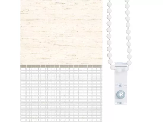 Store zèbre beige marbré largeur du tissu 100,9 cm polyester