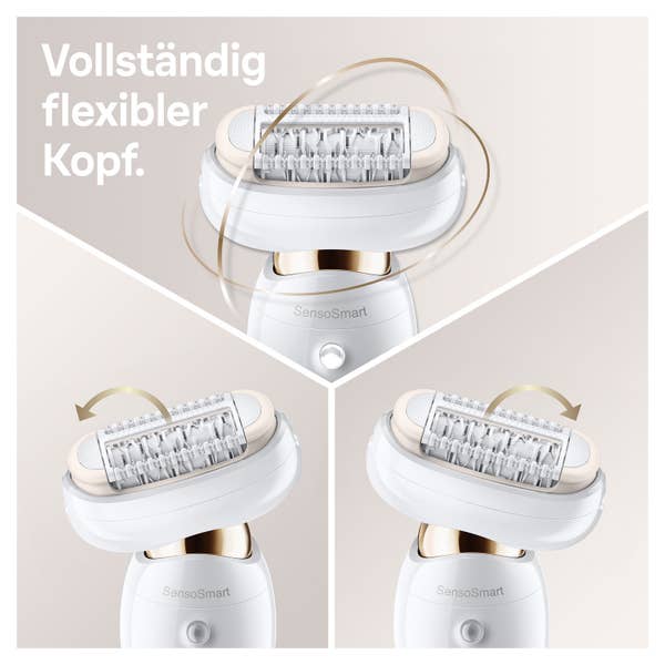 Braun Silk-épil 9 Flex 9020 – Epilierer mit flexiblem Kopf für einfachere Haarentfernung