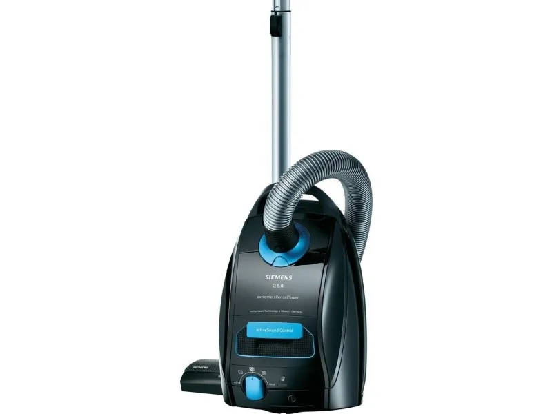 Siemens Q5.0 extreme silencePower VSQ5X1230 - Støvsuger - beholder - pose - sort