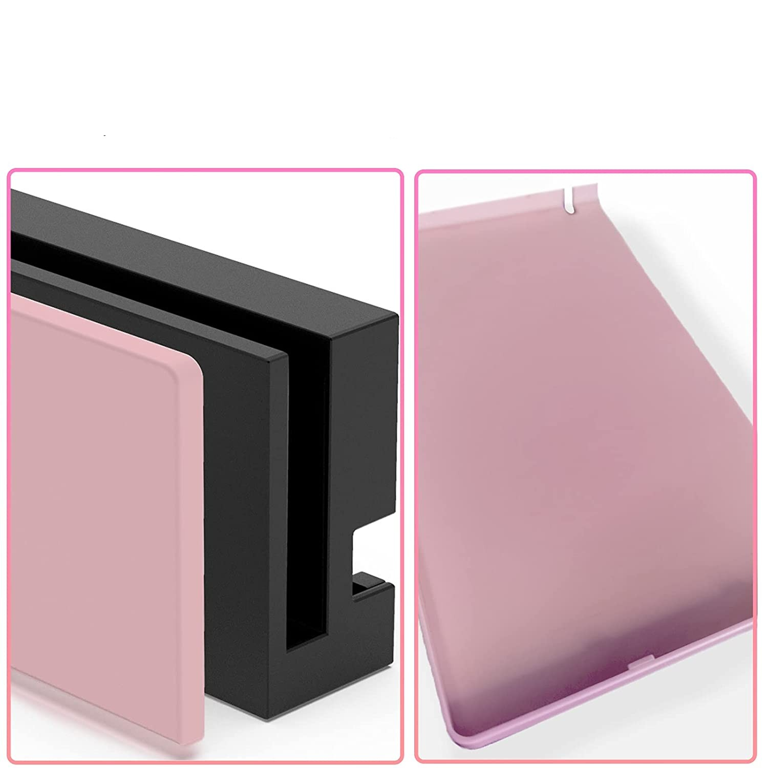 Nintendo Switch Dock Ladestation Hardcase Schutzhülle Gehäuse Cover - Rosa