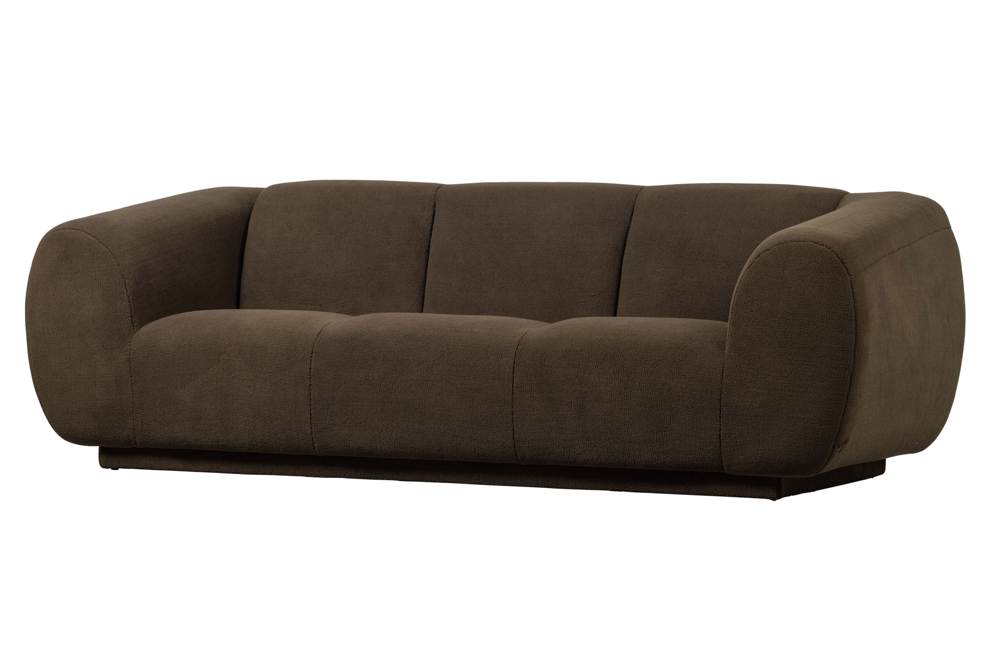 BePureHome 3-zitsbank Woolly  schapenvacht groen