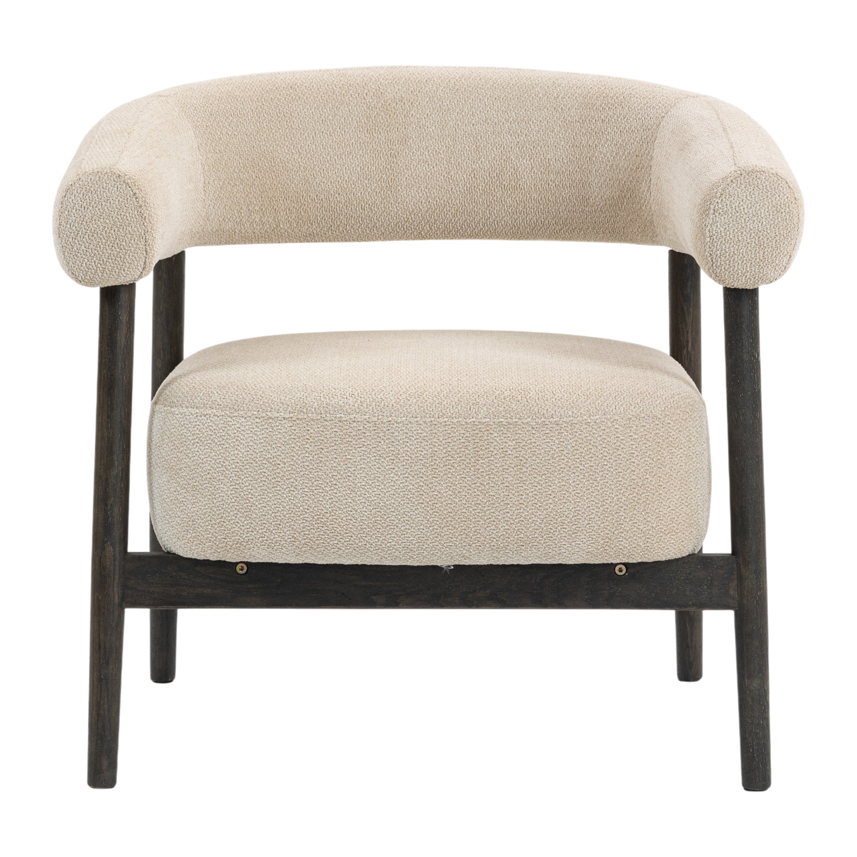 by fonQ Sora Fauteuil - Beige / Walnoot