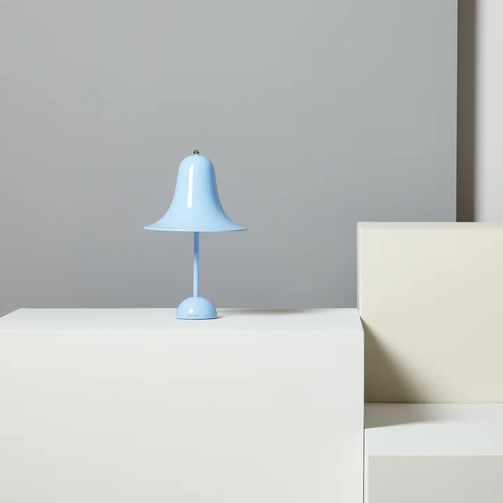 Verpan - Pantop Tischleuchte, Ø 23 cm, mintgrau