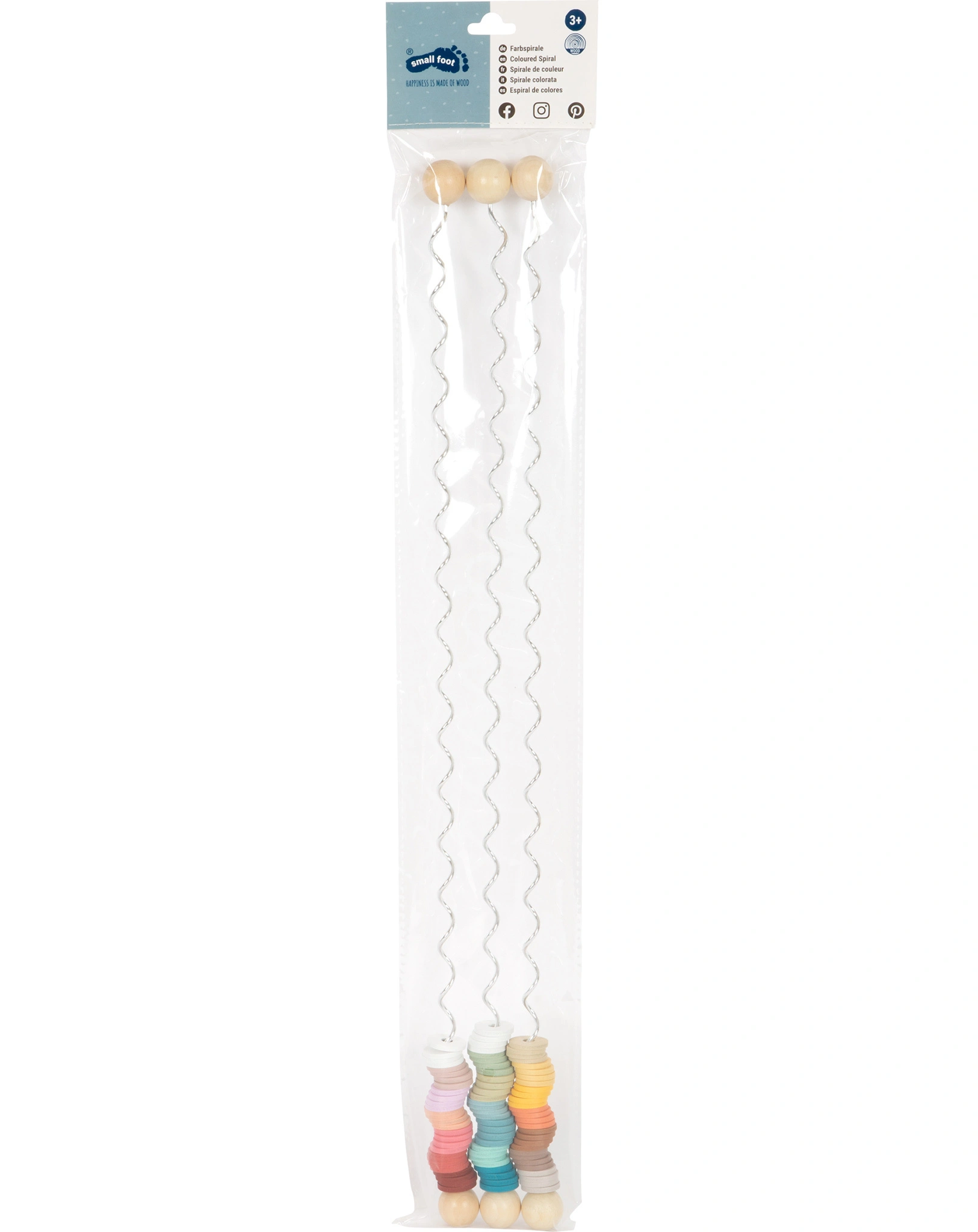 Farbspiralen REGENBOGEN 3er-Set