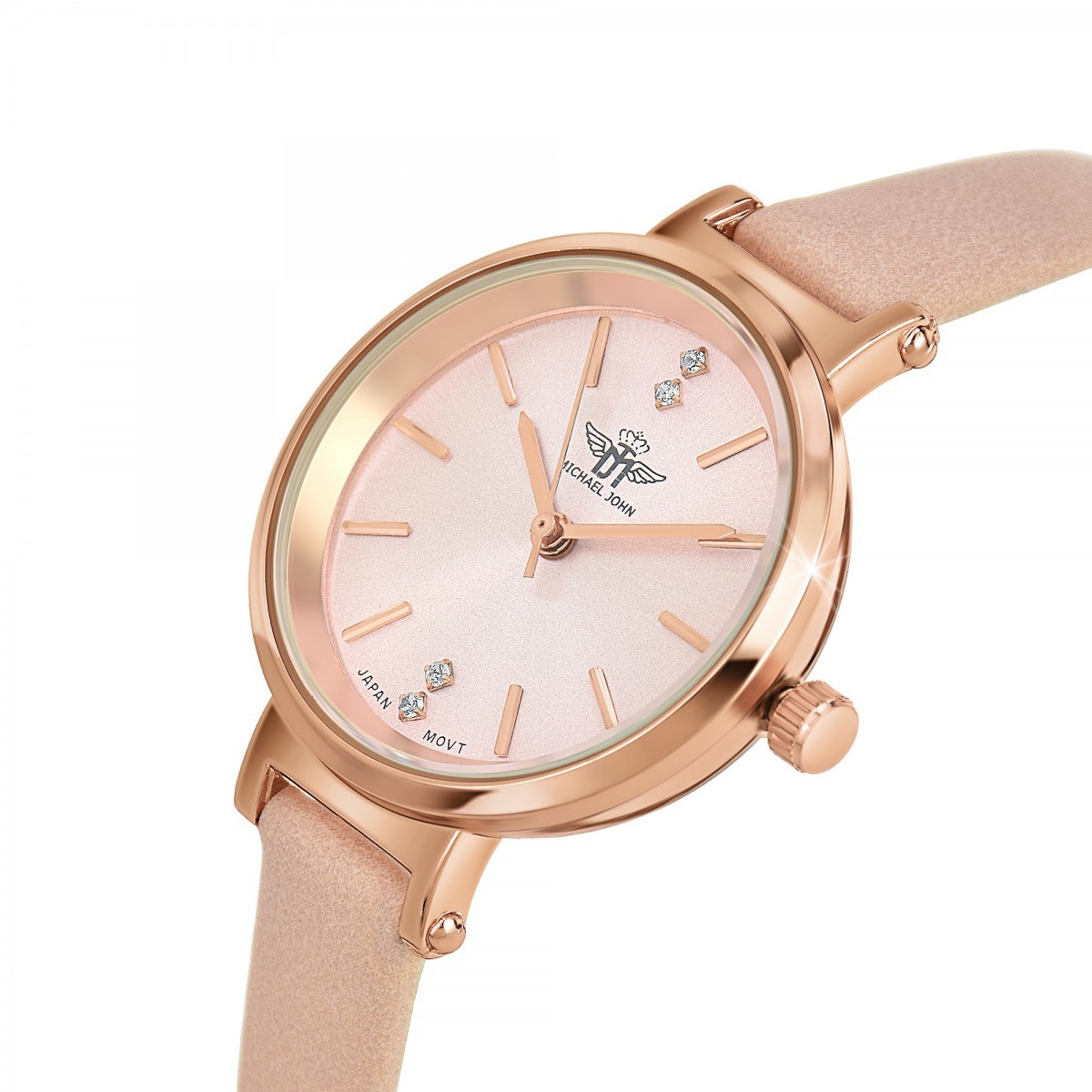 Montre Tina élégante ornée de Cristaux scintillants SC Crystal