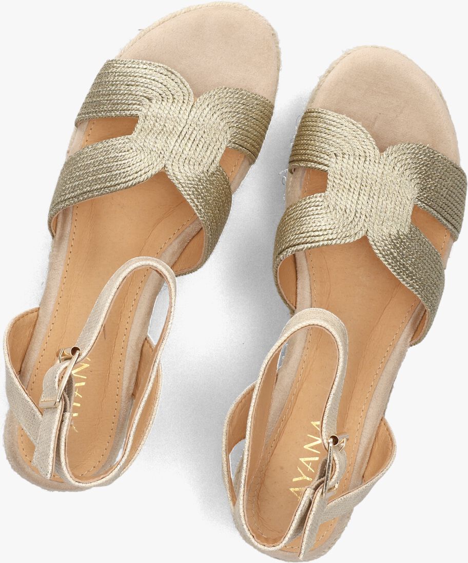 gouden ayana sandalen 0047-72