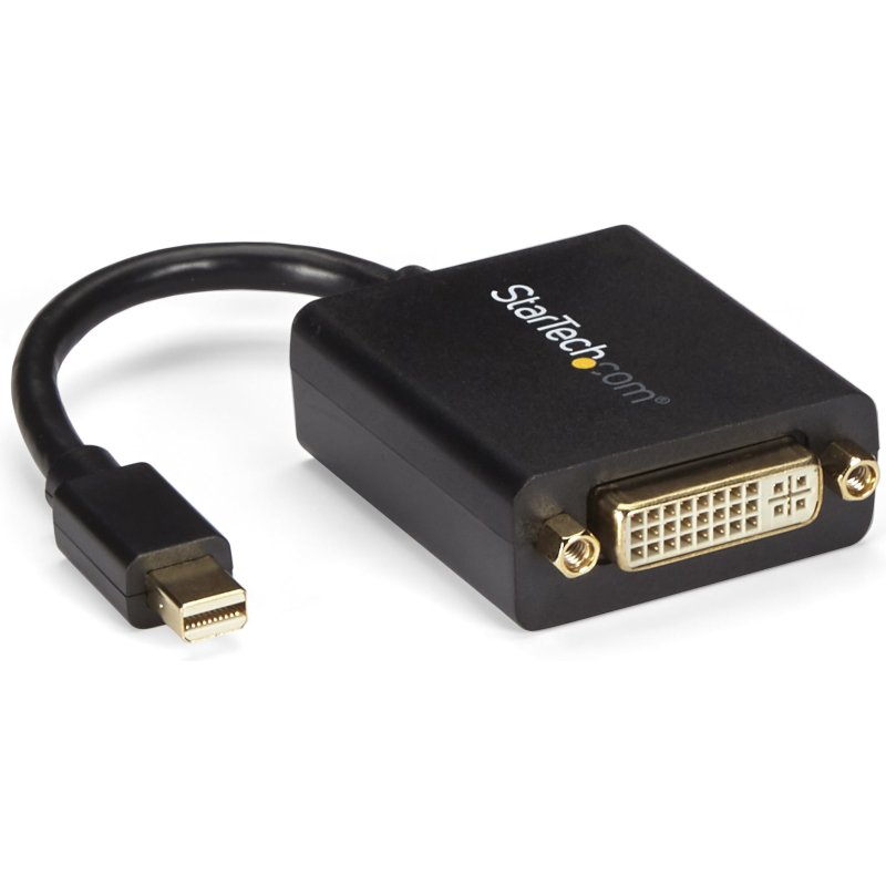 StarTech.com Adaptateur Mini DisplayPort vers DVI - Convertisseur Mini DP à DVI-D - Vidéo 1080p - Certifié VESA - mDP ou TB 1/2 Mac/PC vers moniteur DVI - Câble mDP 1.2 vers DVI Single-Link