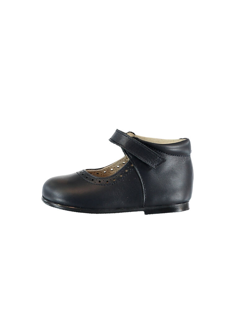 Babies cuir vernis marine bébé fille
