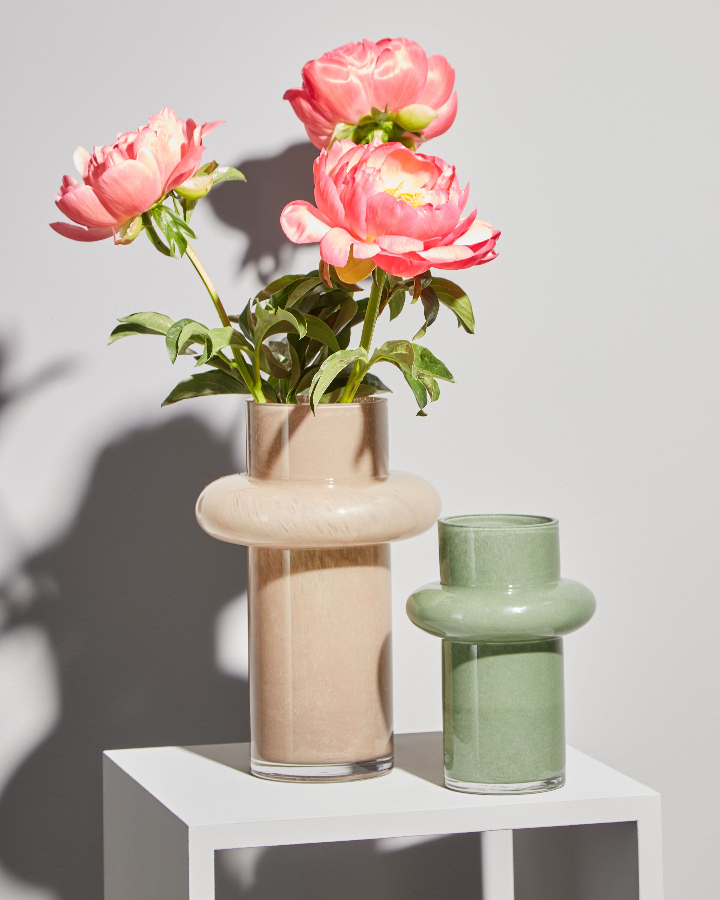 ALEX Vase - Beige / H: 29.0 cm