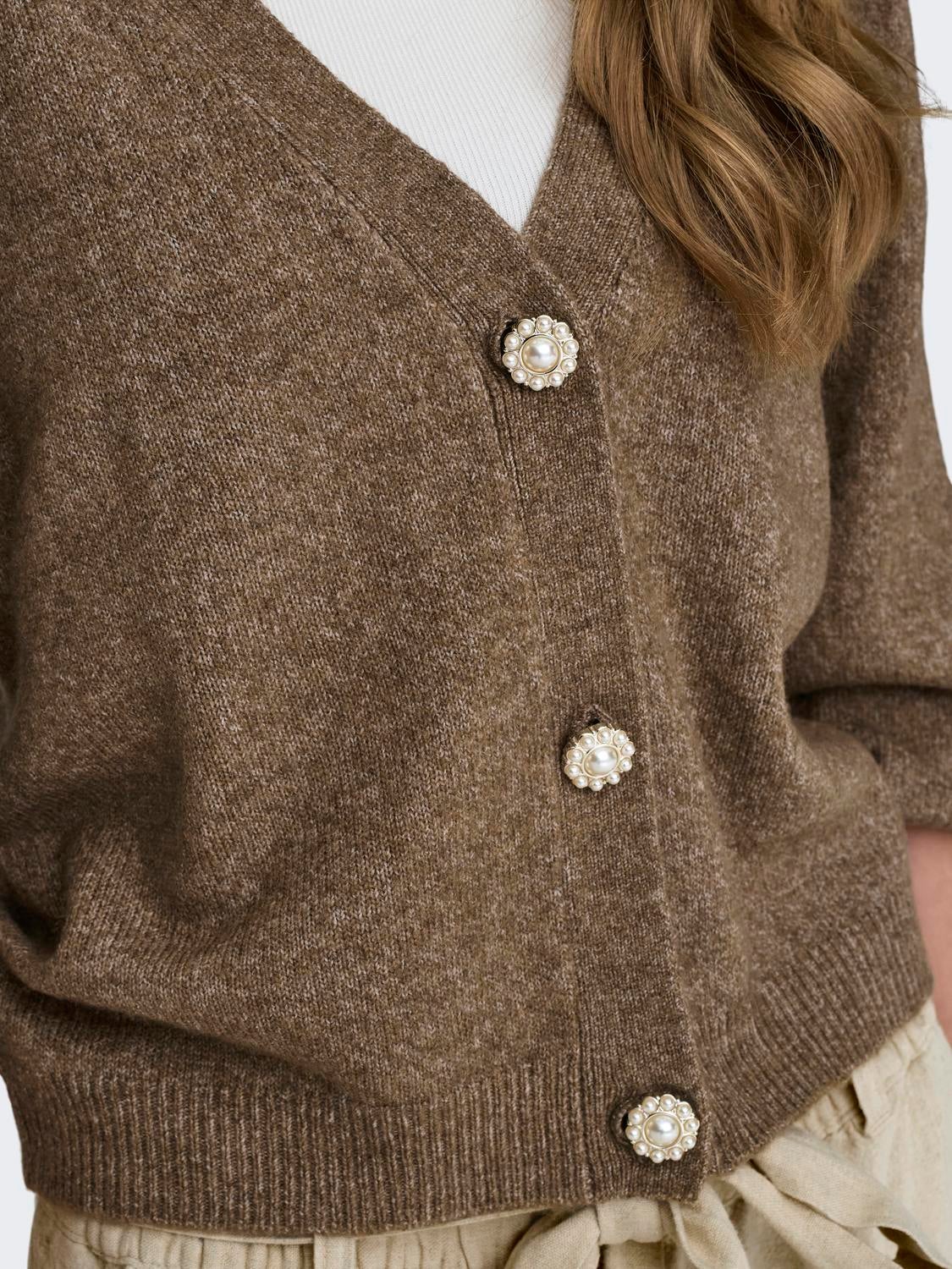 JDYRUE Strickjacke Caribou