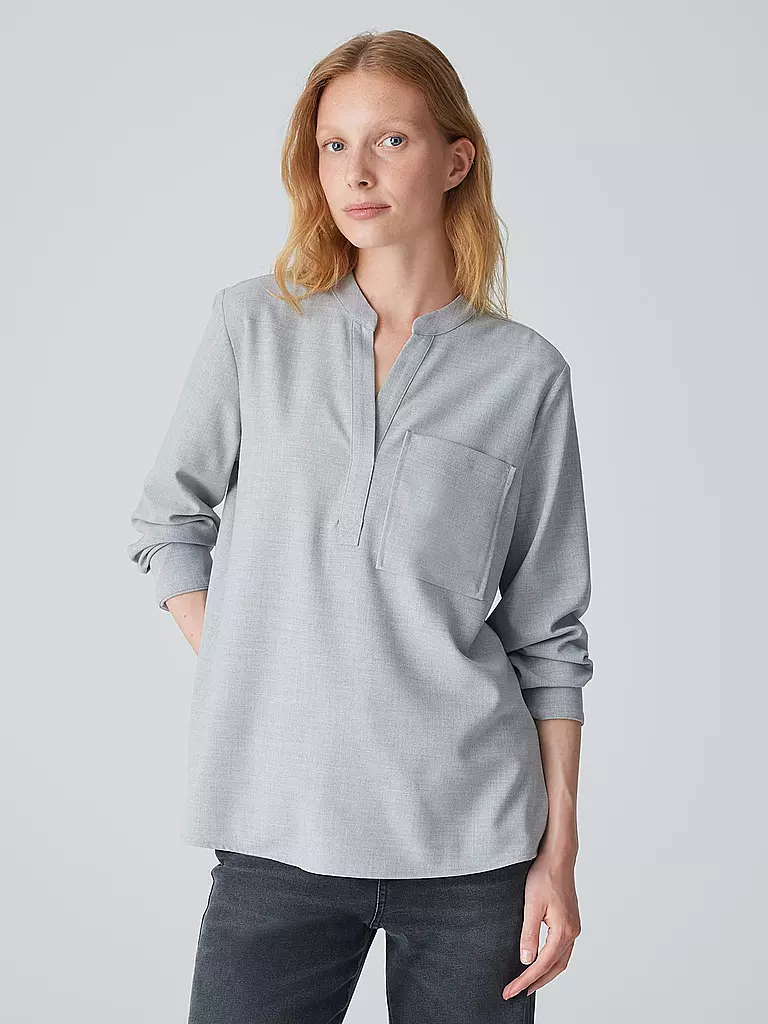 OPUS Blusenshirt FANELL grau