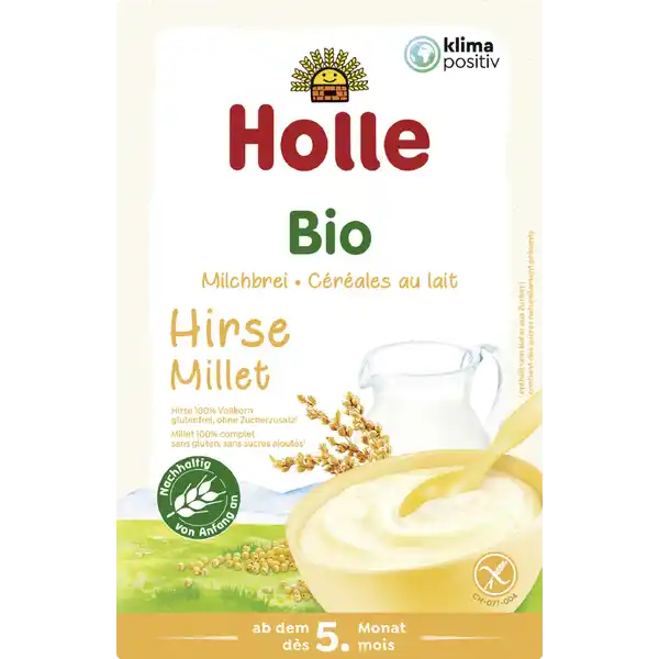 Bio-Milchbrei Hirse ab dem 5. Monat