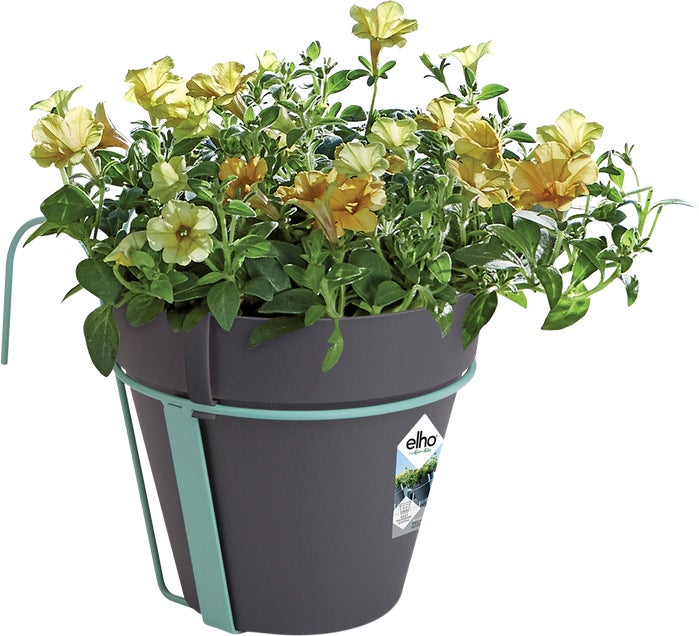 Elho balkonbak Loft Urban antraciet D 28 H 20 cm