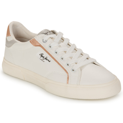 Pepe jeans - KENTON MIX W - Blanc / Rose Doré