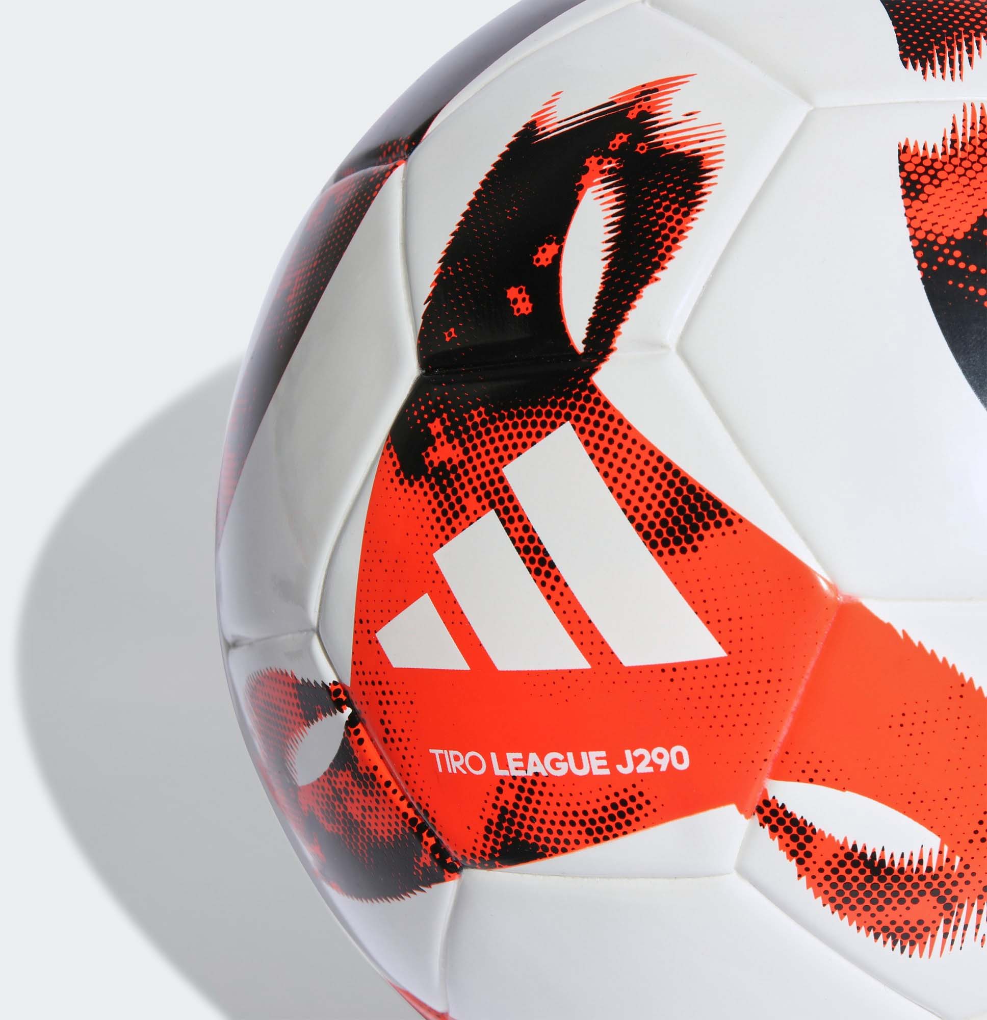 Tiro 290 League Ball Junior White/Black/Team Solar Orange