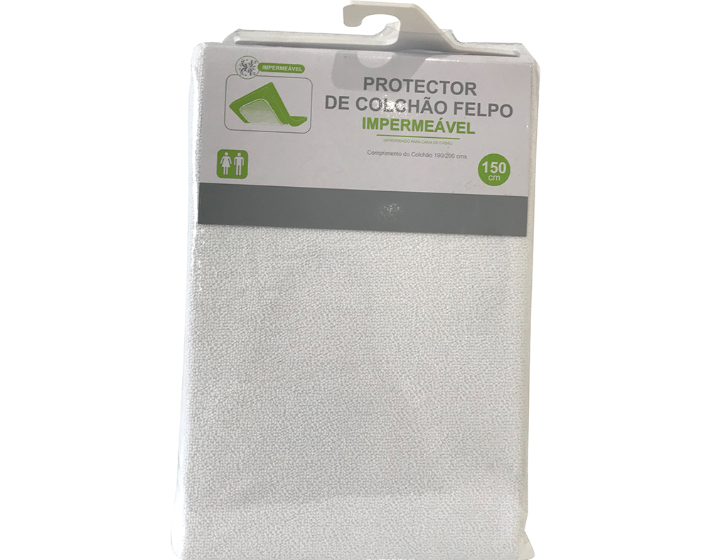 PROTETOR COLCHÃO COM REBORDO LATERAL 83%ALGODÃO 17%POLIESTER 150X200X25CM