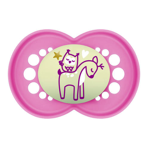 Lot de 2 sucettes Original dès 18 mois Planet Love Night - Coloris aléatoire - MAM