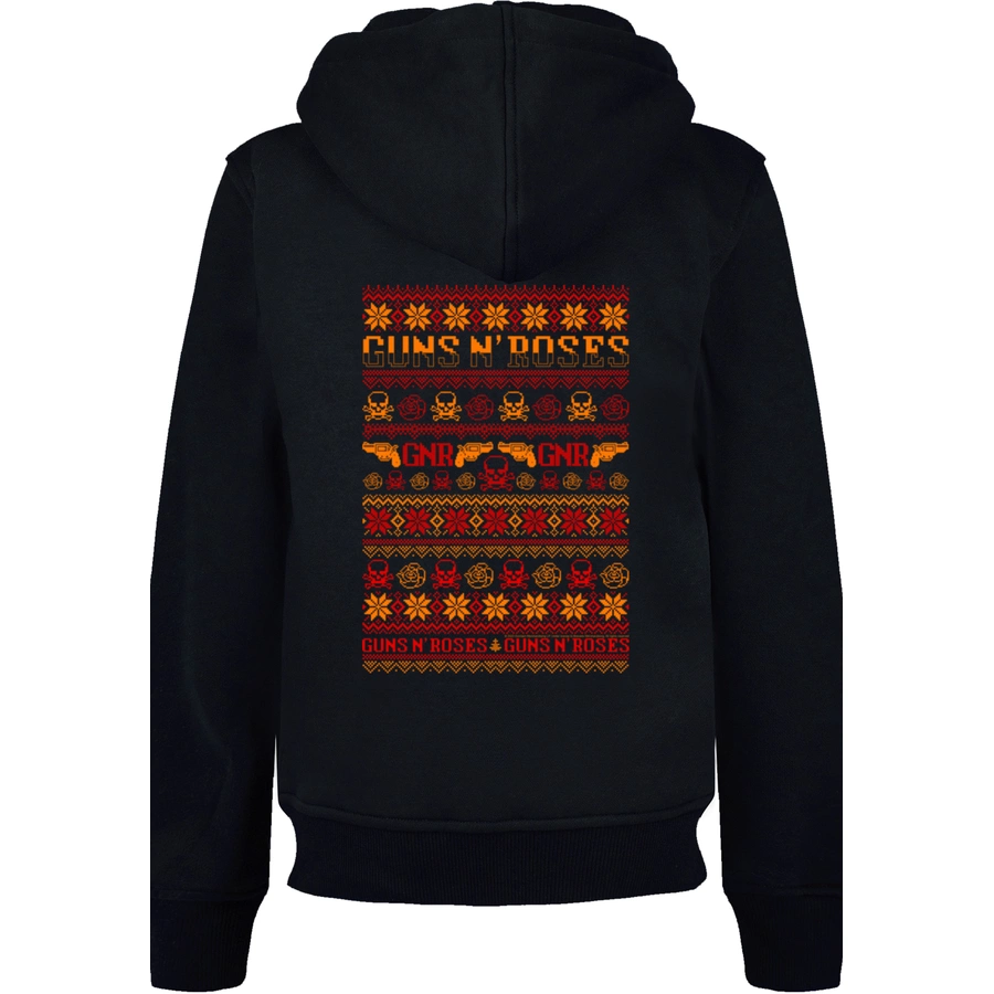 F4NT4STIC Hoodie Guns n' Roses Weihnachten Christmas schwarz
