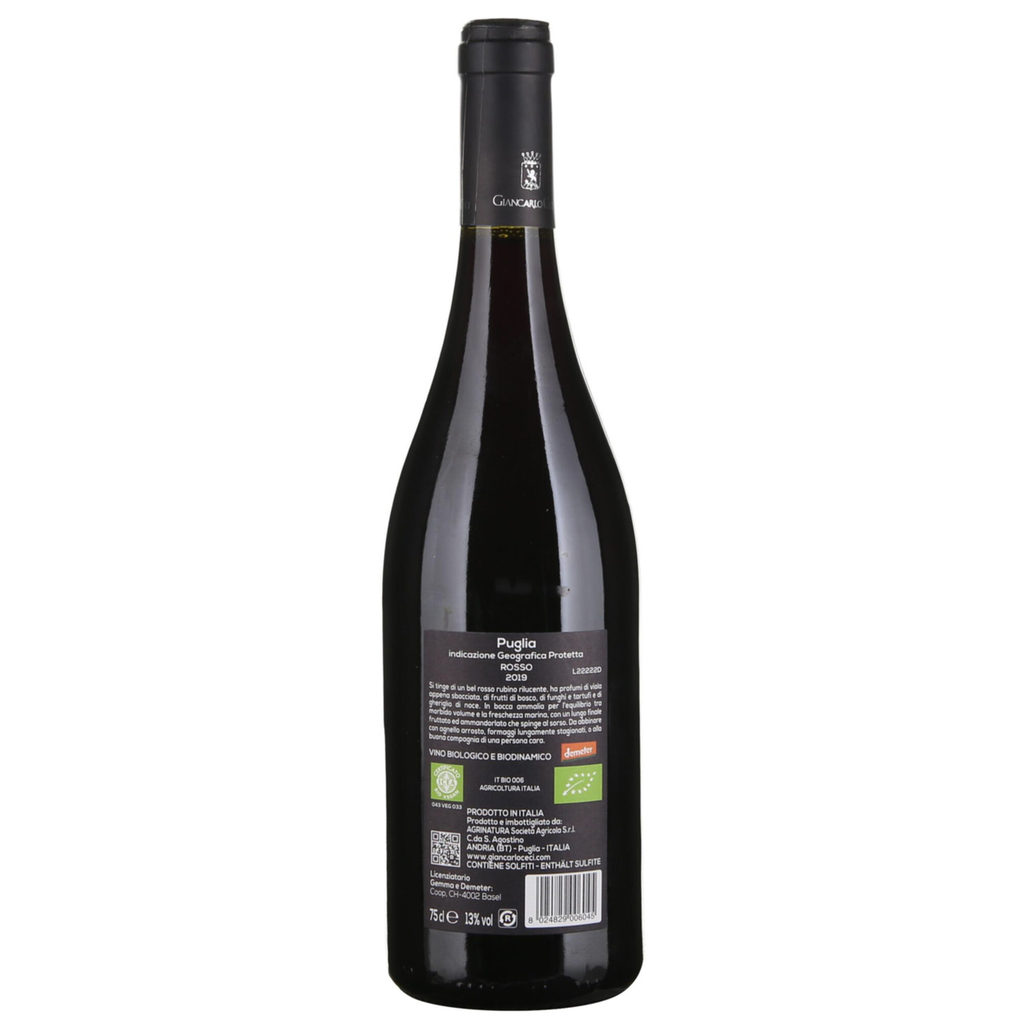 Naturaplan Bio Castel del Monte Parco Naturale Giancarlo Ceci -75cl