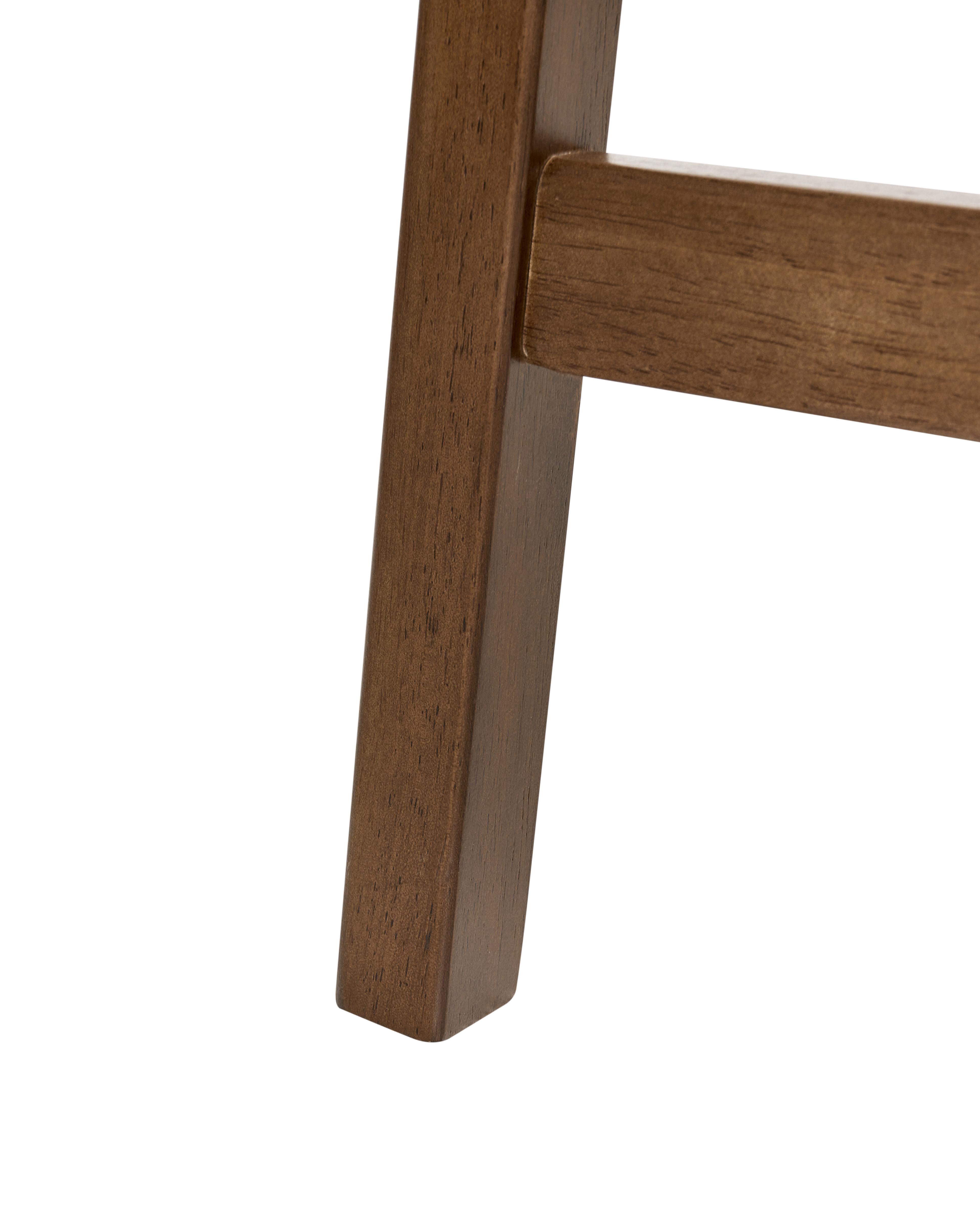 Set van 2 barkrukken DIXON Hout Donkerbruin/groen