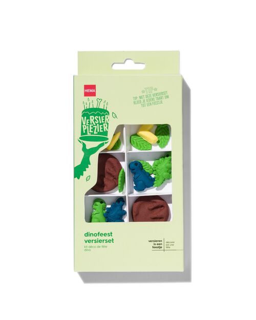 kit de décoration comestible - fête dinosaure