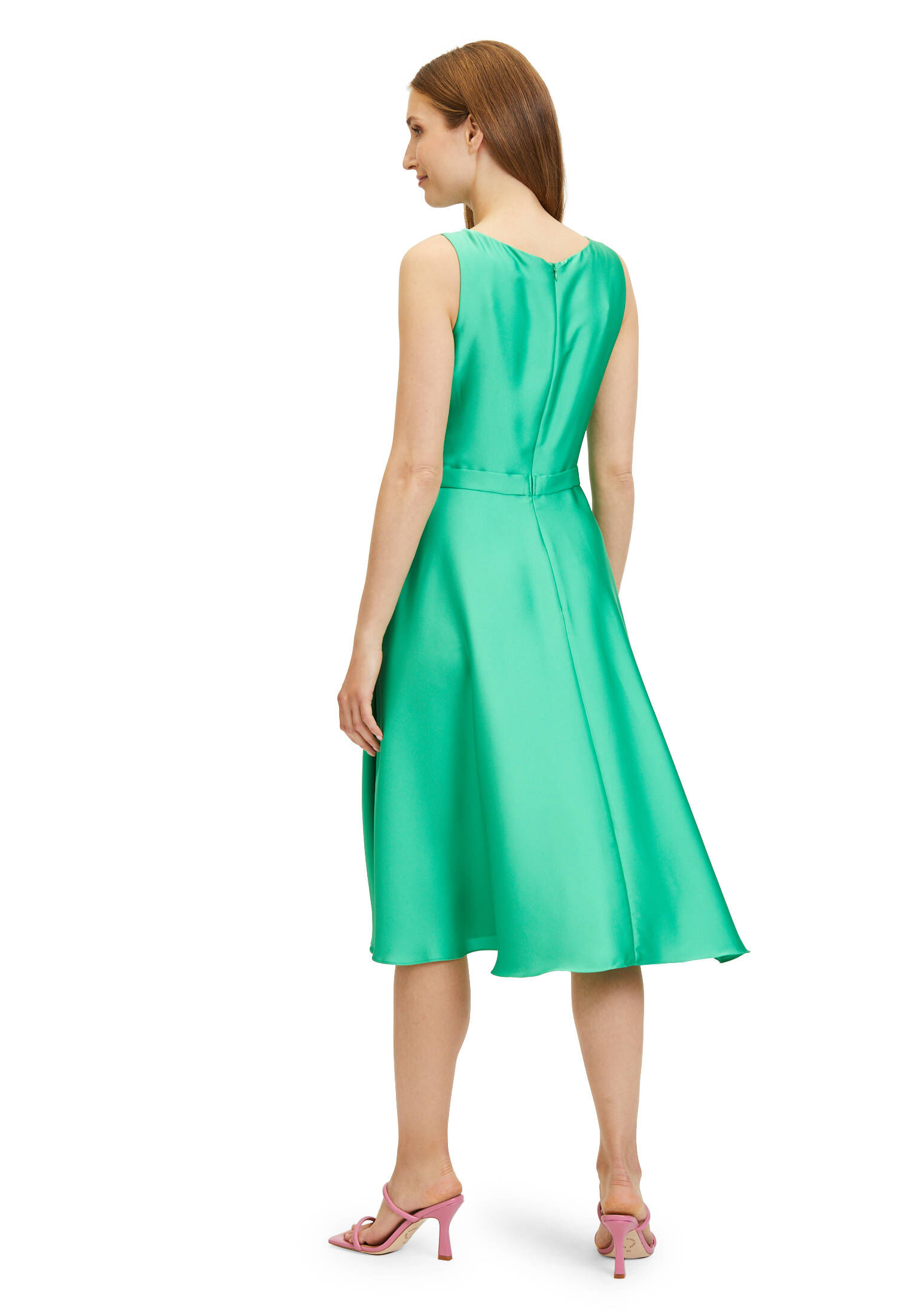 Vera Mont| Damen Cocktailkleid mit Wasserfallausschnitt