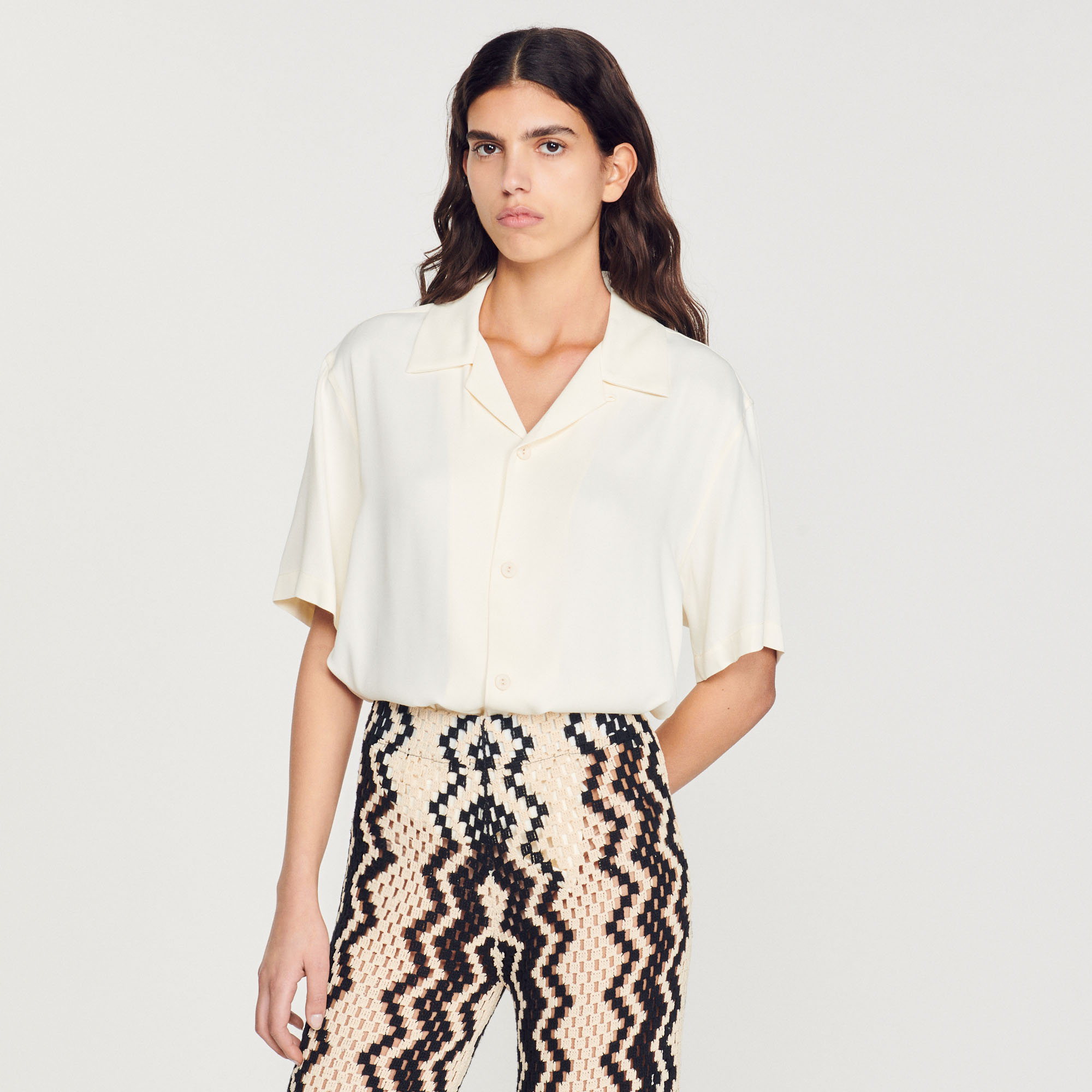 Chemise á manches courtes Homme