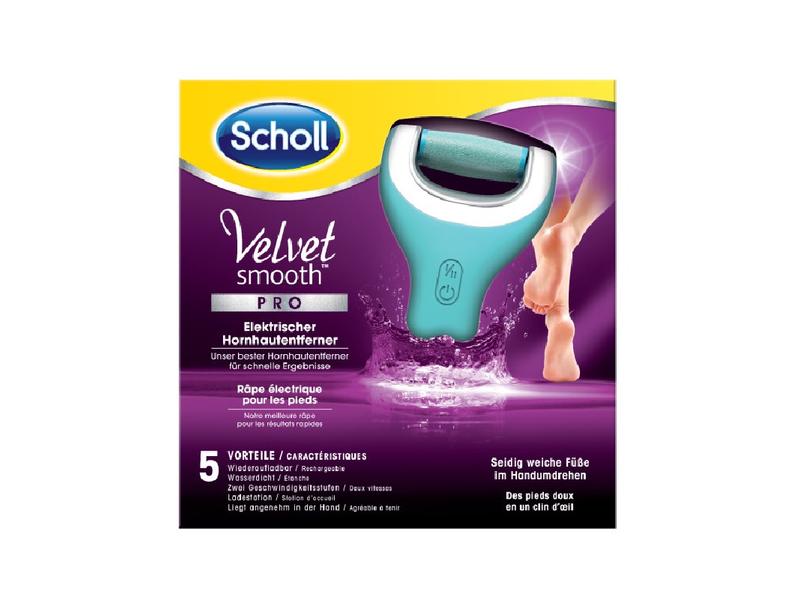 Scholl Hornhautentferner Velvet Smooth Wet & Dry Elektrische Fussfeile
