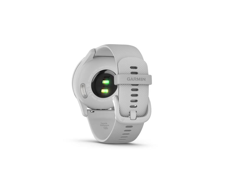 GARMIN Sportuhr Vivomove Trend Weiss/Weiss glanz Hybrid-Smartwatch
