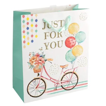 Idena Geschenktasche Ballons 26 x 32 x 12 cm
