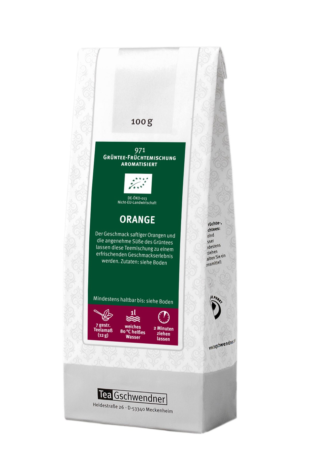 Orange Bio (Grüner Tee)