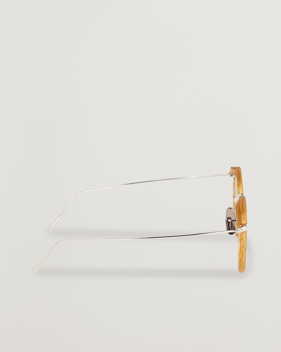 Eyevan 7285 717E Sunglasses Silver Honey