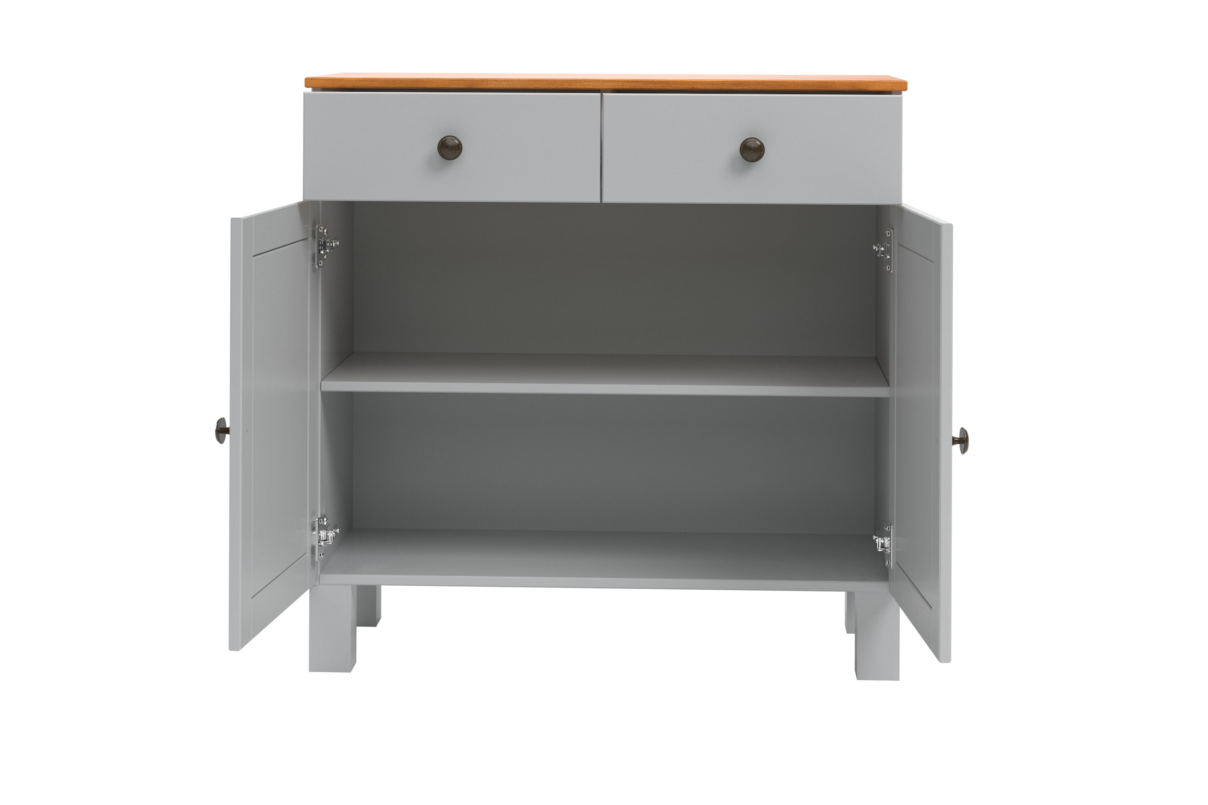 Home affaire Anrichte »Alby2« Mit 2 Türen, 2 Schubkästen und Metallgriffe, Breite 85 cm