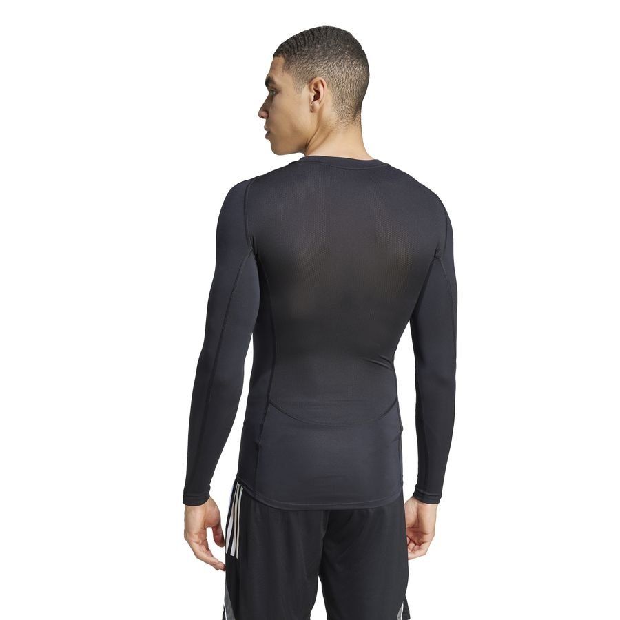 adidas Baselayer Techfit - Noir Manches Longues