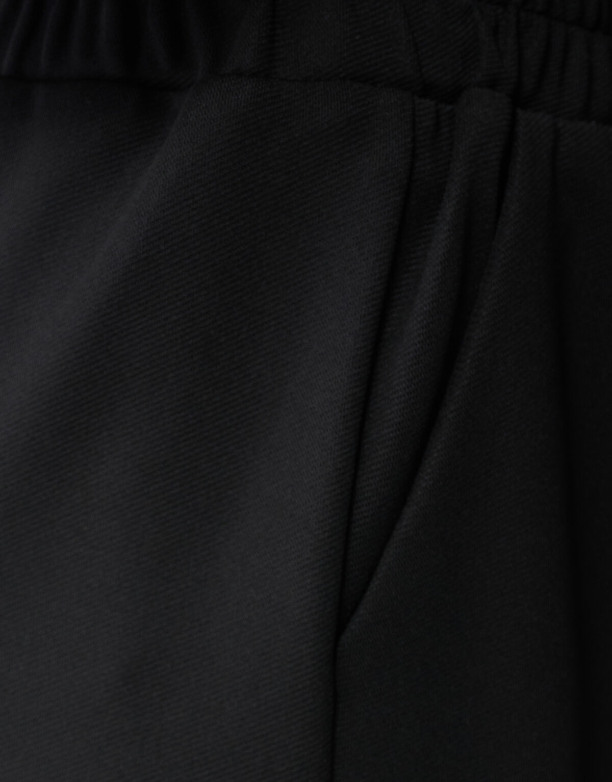 Basis Wide Leg Broek Zwart