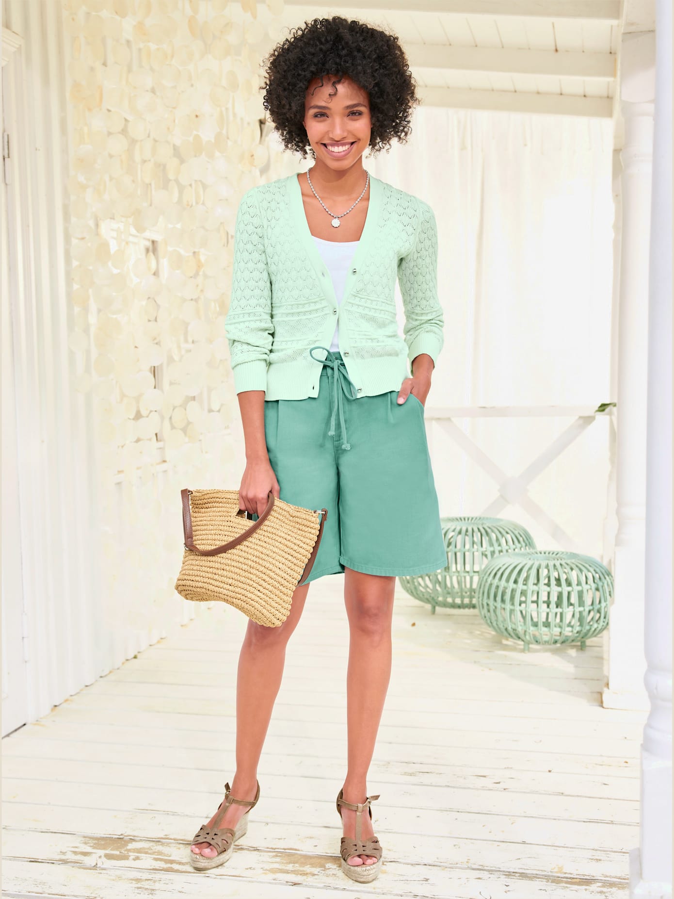 Shorts pur coton