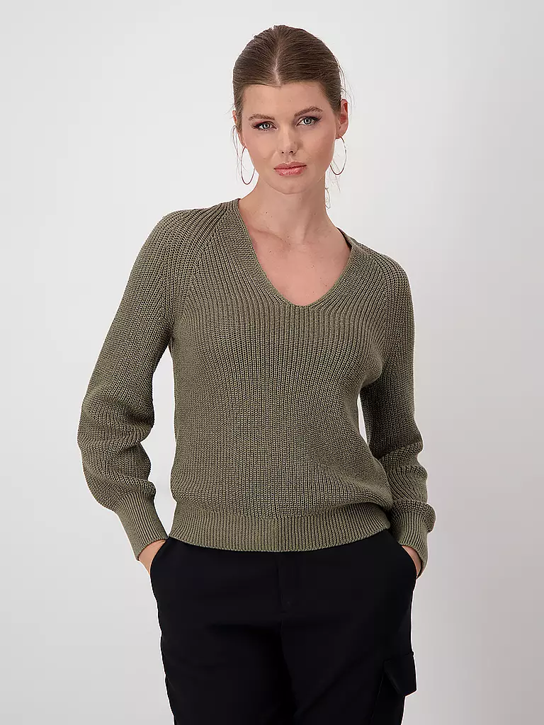 MONARI Pullover olive